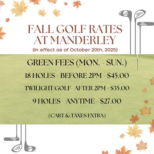 2025 Fall Rates - Manderley