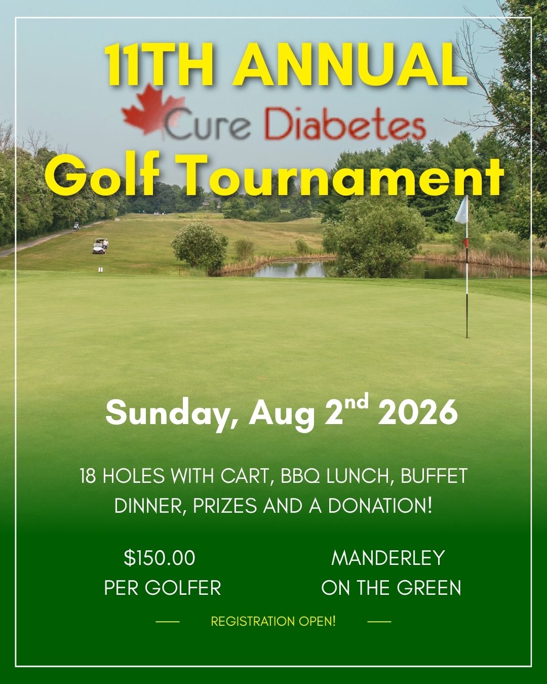 11th annual Cure Diabetes Golf Tournament
