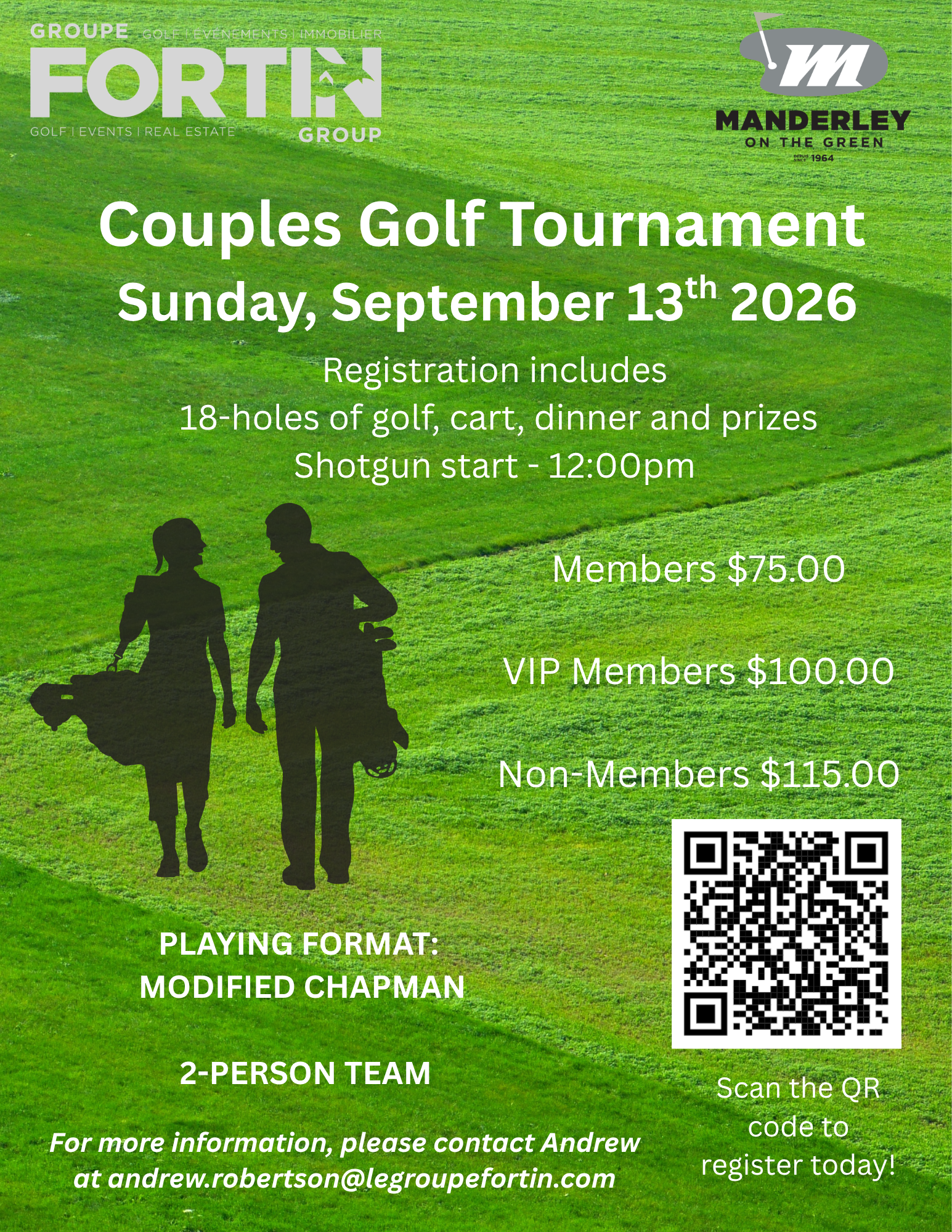 Couples Golf Tournament - September 13 2026